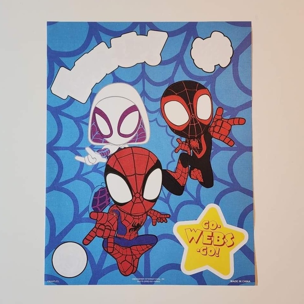 Marvel Spidey & Friends 6 Magic Reveal Giant Posters and Marker - Picture 2 of 5